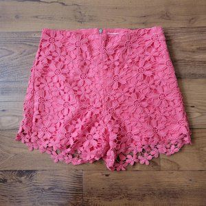 Hollister Crochet Lace High Rise Shorts